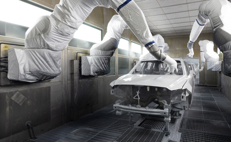 Robotics in an Automotive Paint Shop